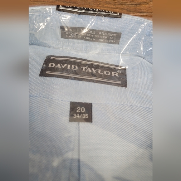Sky Blue David Taylor Dress Shirt - Picture 2 of 3